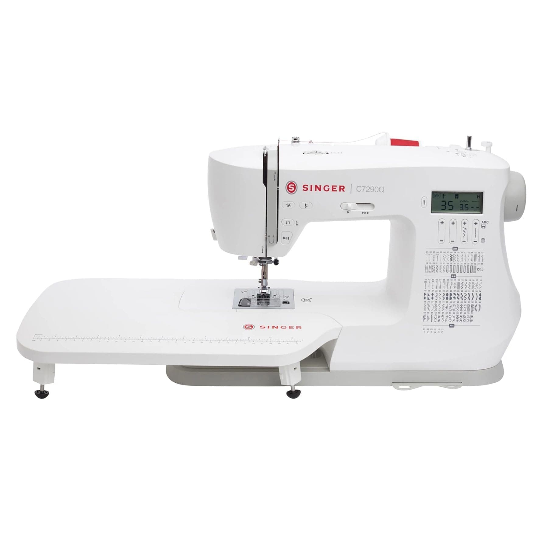 SINGER C7290Q Sewing & Quilting Machine, Metal Plastic, White