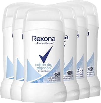 Cotton Dry Cotton, Deodorant Stick for Women, 6 Pack (6 x 40 ml)