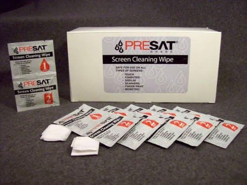 6pk Presat Wet/dry Screen Cleaning Wipes for Computer, LCD Display, Scanners, Fingerprint, Ipod & Iphone