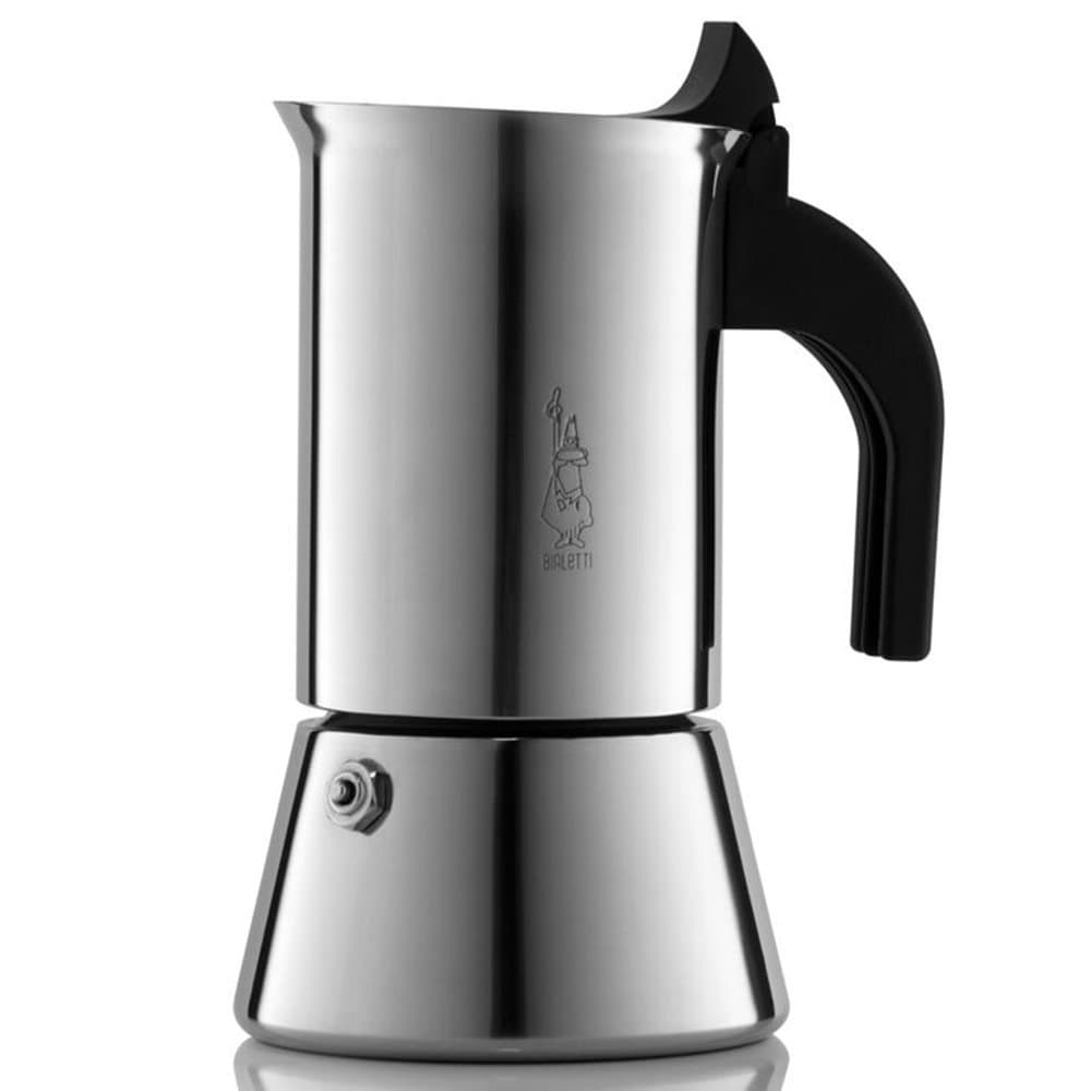 Bialetti Venus Induction 4 Cup Espresso Coffee Maker, Stainless Steel, Pack of 1