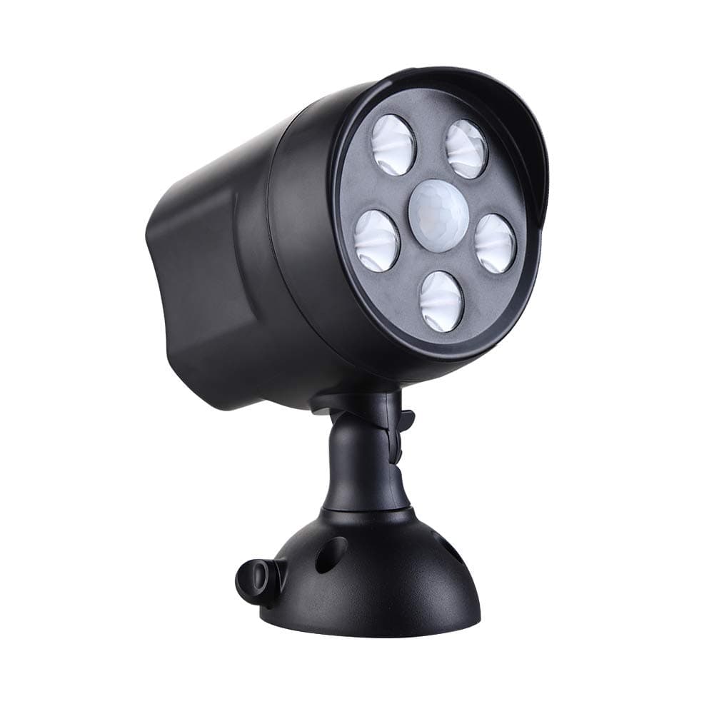MJAZZ Super Bright Motion Activated PIR Sensor Weatherproof Wireless Twin Security Light by