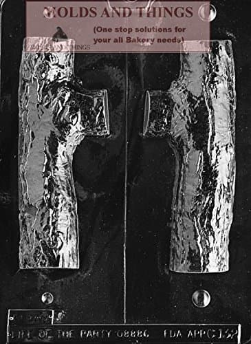 Yule Log Chocolate Candy Mold –Christmas Reusable Plastic Mold for Holiday Baking, Candy Making & Christmas Desserts – Food-Safe Log Cake Decoration Mold