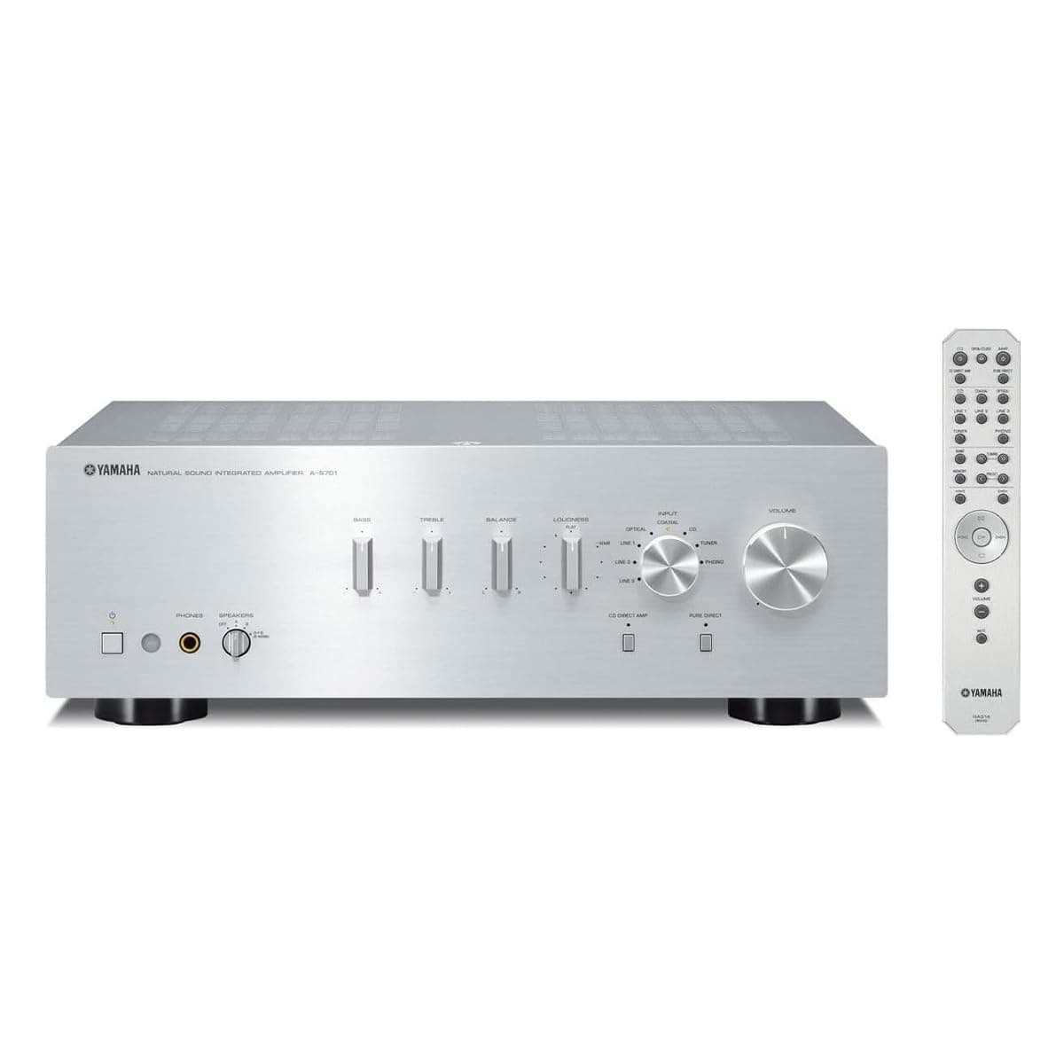 A-S701SL Natural Sound Integrated Stereo Amplifier (Silver)