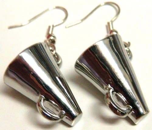 Cheer Megaphone Earrings (Brand New)