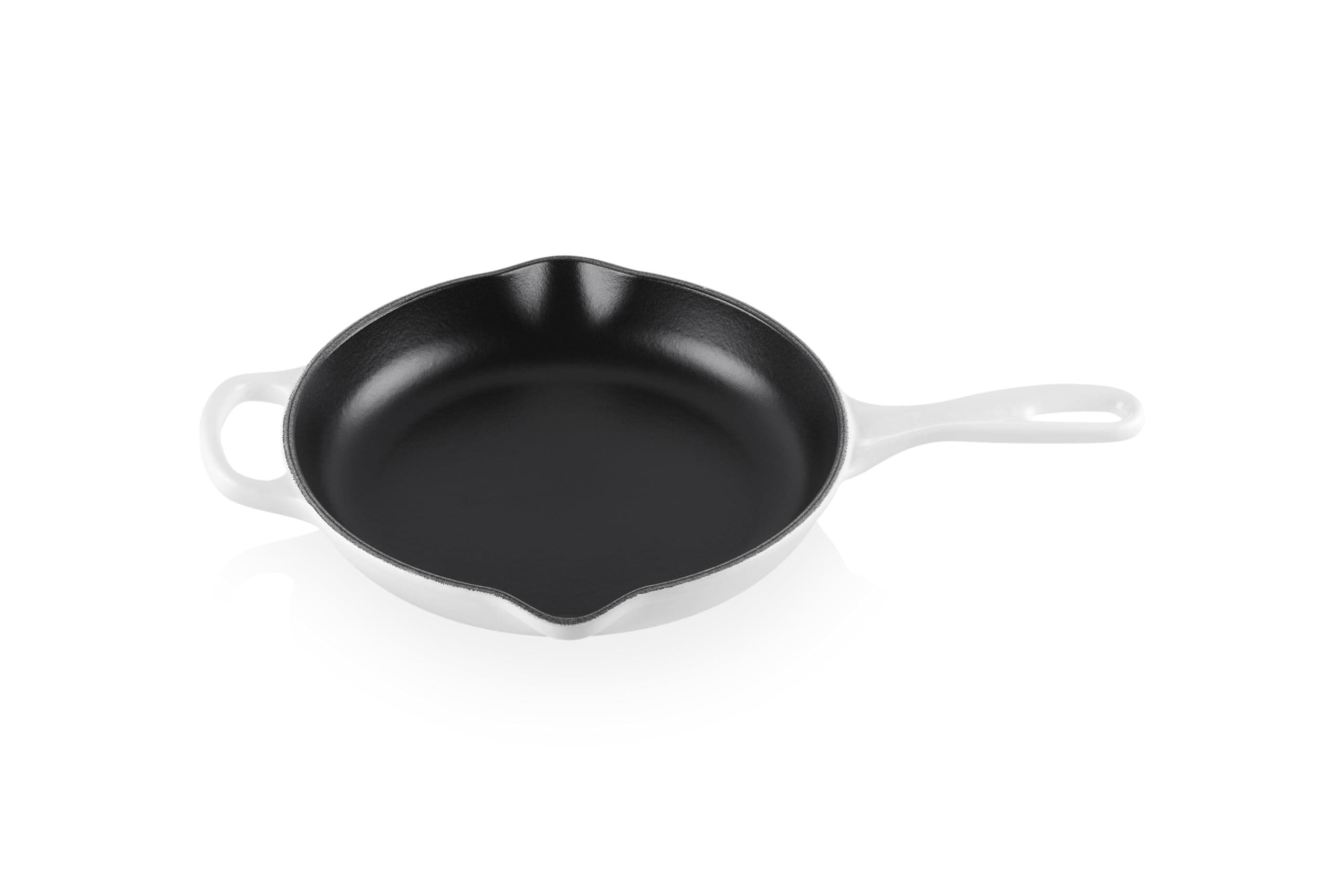 Enameled Cast Iron Signature Iron Handle Skillet, 9", White