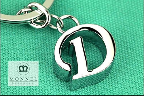 Z324-E New Cute Letter "D" Thick Charm Keychain