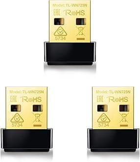 TP-Link USB WiFi Adapter for PC(TL-WN725N), N150 Wireless Network Adapter for Desktop - Nano Size WiFi Dongle for Windows 11/10/7/8/8.1/XP/Mac OS 10.9-10.15 Linux Kernel 2.6.18-4.4.3, 2.4GHz Only