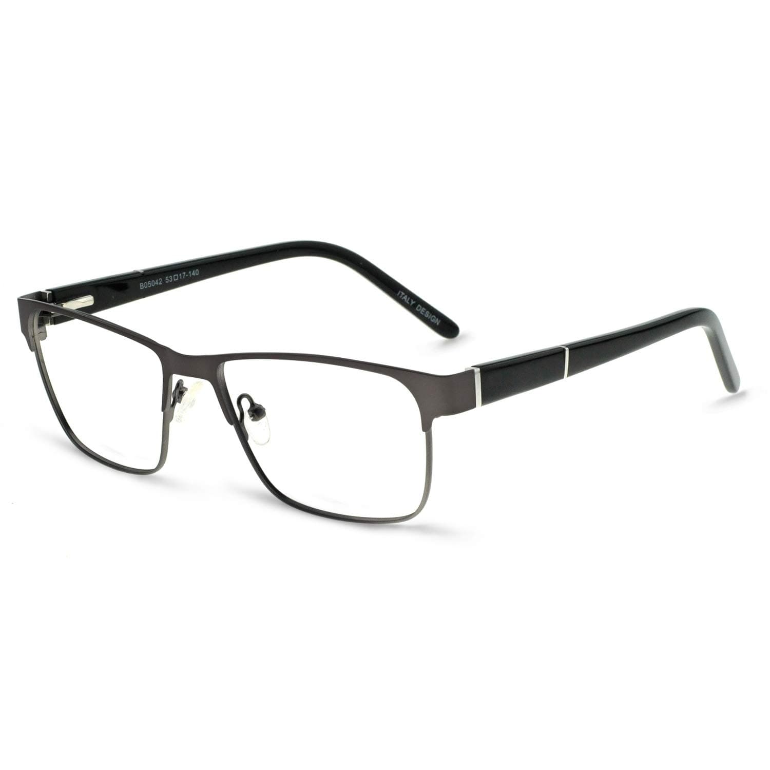 Blue Light Blocking Glasses for Men Metal Frame Eyeglasses Men's Computer Glasses Clear Lense