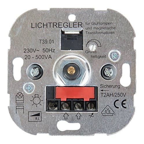 Blass Elektro Uni Dimmer Socket Pressure/Low Voltage Halogen Lamps With Conventional Transformer 20 500 W, 462817