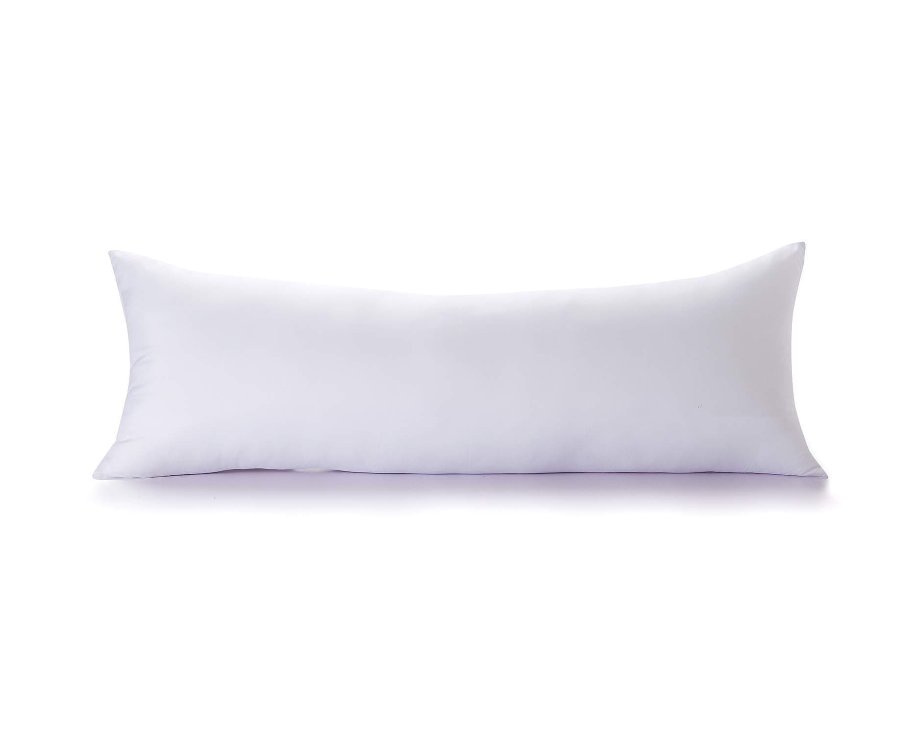 AcanvaHypoallergenic Bed Sleeping Side Sleeper Body Pillow Insert, 20" x 72", White