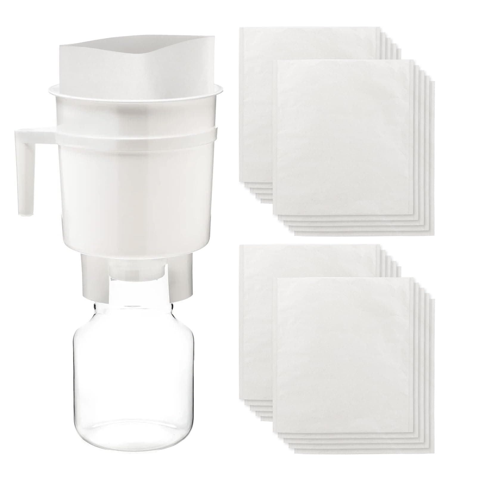 PalpitateC THMPF20 Cold Brew Paper Filter Bags Compatible Replacement for Toddy & OXO BREW, 11.25'' x 13'' Home Cold Brew System Filter Bag for Cold Drip Coffee 20 Pack