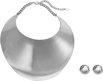 Gold Necklaces for Women Chunky Gold Silver Choker Necklace Statement Egyptian Jewelry for Women Men Gold Costume Jewelry Sets Accessories Gift