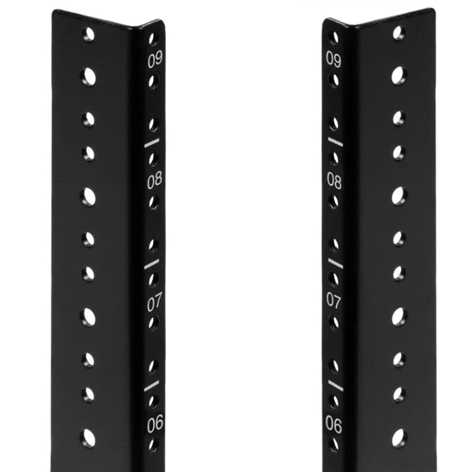 9U Vertical Rack Rail Pair DIY Kit with Hardware for Network Equipment/Server/UPS Mounting Rail Kit (9U)