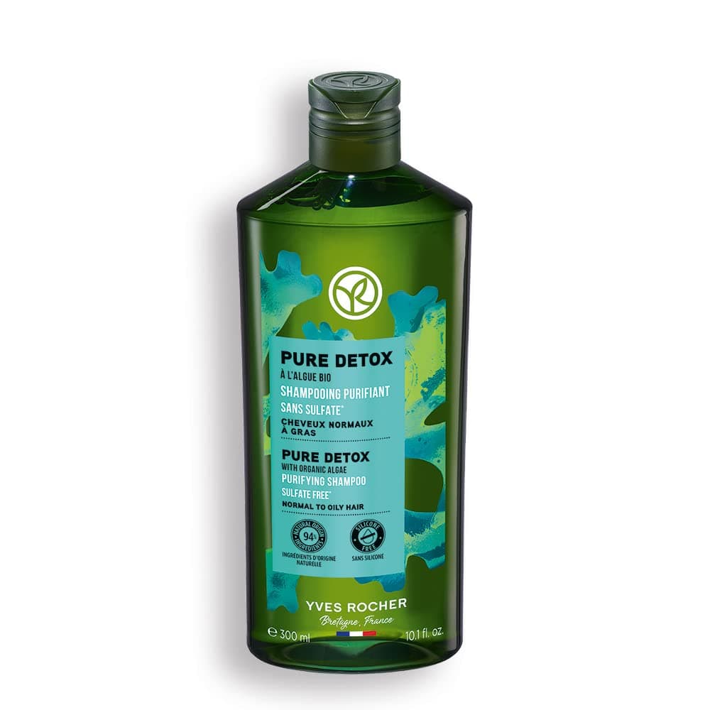 Pure Detox with Organic Algae Purifying Shampoo Sulfate Free Normal & Oily Hair - 300 ml. / 10.1 Fl.Oz
