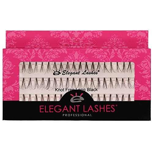 Knot-Free Flare Long Black Individual Eyelashes (Single Pack - 1 Tray)