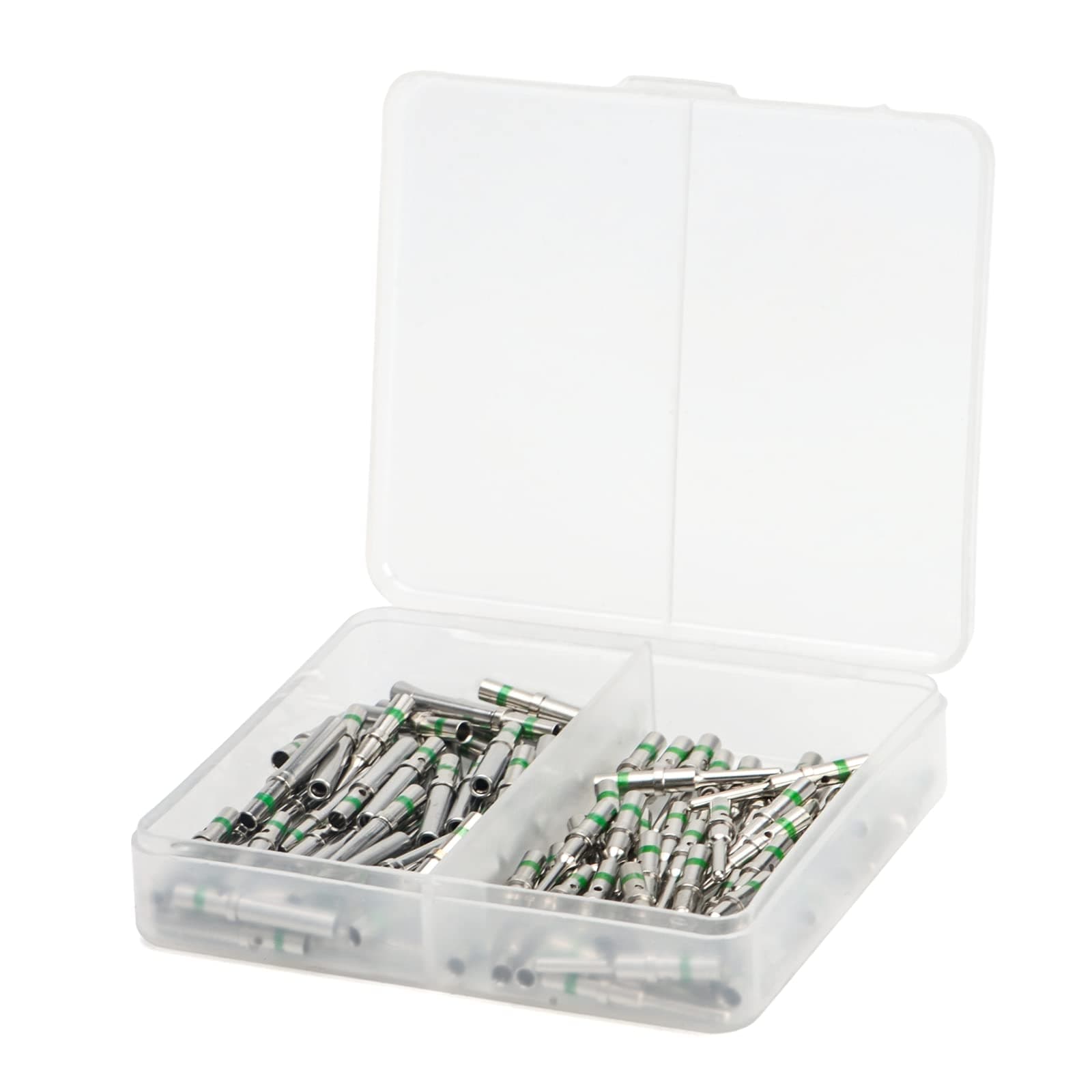 IWISS Deutsch Size 16 Solid DT Series Connector, 50 Pairs Common Contacts, Automotive Terminals, Ni Plating Pin and Socket, 14AWG Wire Size