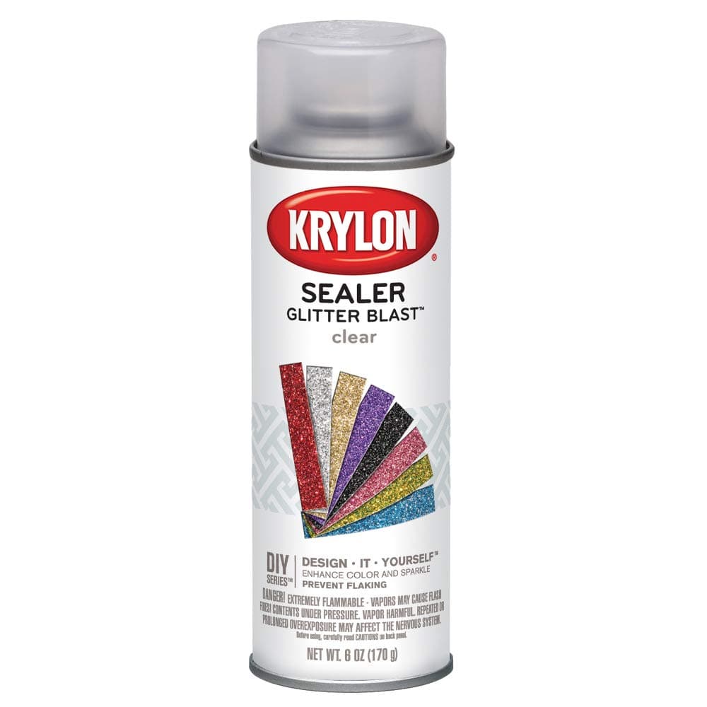 K03800000 Glitter Blast, Clear Sealer Fast Drying Coat to Increase Durability, 6 oz