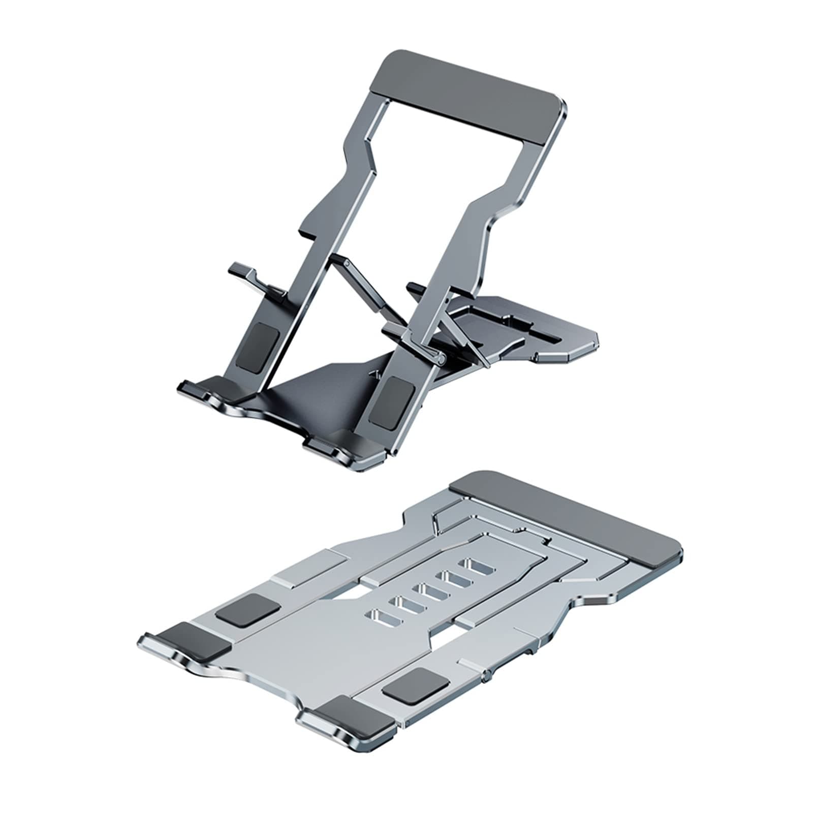 Phone Stand for Desk, Adjustable Cell Phone Stands, Foldable Metal Phone Stands for All Smartphone