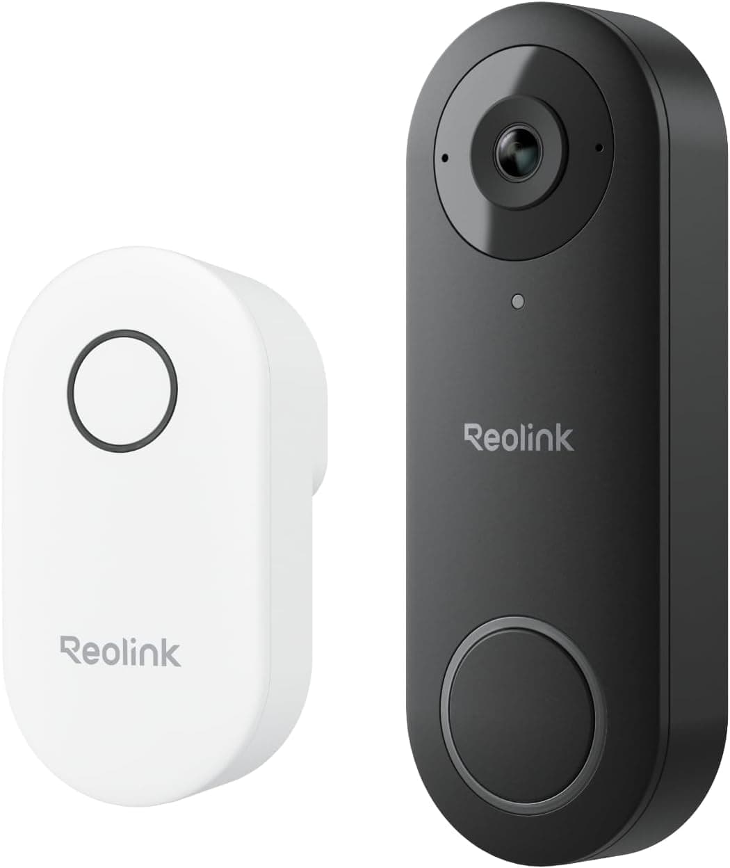 REOLINK Video Doorbell, Wireless, 5 Million Resolution, 2.4/5 GHz, WiFi, Entrance Chime, 180° Ultra Wide Angle, Video Door Phone, Alexa Compatible, Two-Way Audio, AI Human Detection, Premotion Recording, Detection Area Setting, Remote Monitoring, Anti-Theft, Outdoor Waterproof, Family Shared Video Doorbell