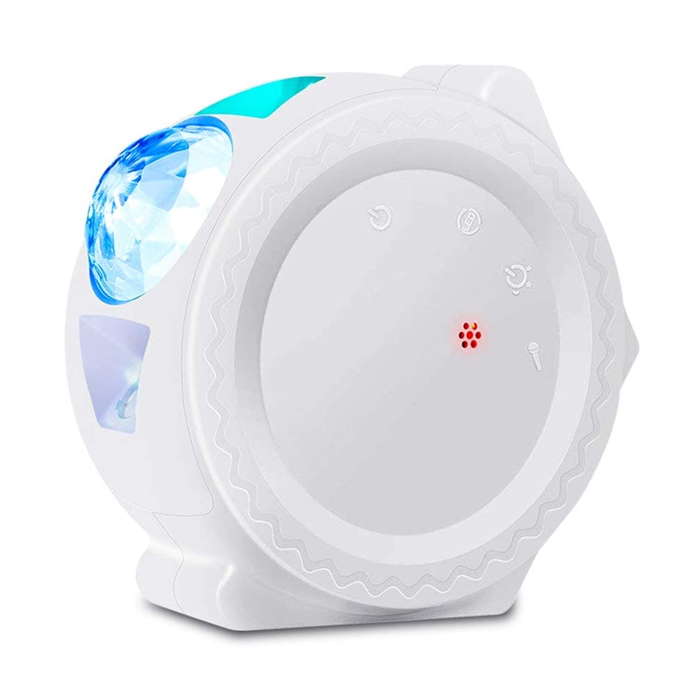 Wsky Star Light, 6 Lighting Effects, 3 in 1 Ocean Wave, Galaxy Starry Sky Projector for Baby, Kids & Adults, Music Mode, 4H Auto-Off, for Bedroom Ceiling, Home Theater, Game Room or Party (White)
