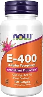 Now Foods Vitamin E-400 Mixed Tocopherols - 100 Softgels