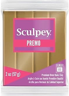 Sculpey 39005517 Premo 2oz 5517 Antique Gold