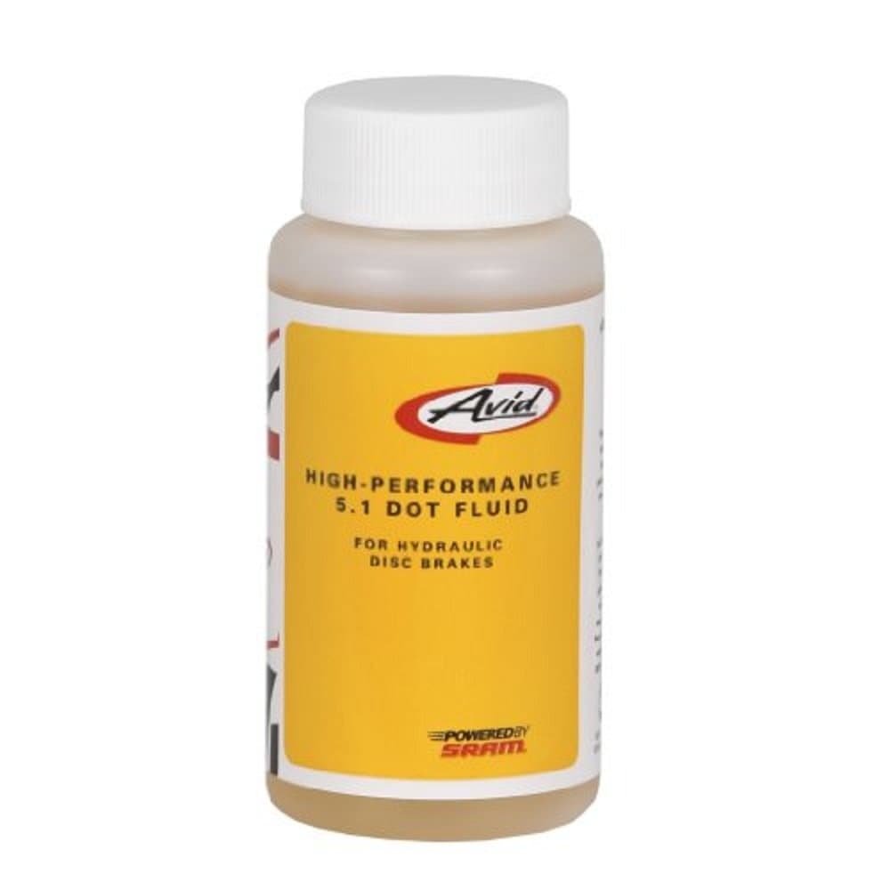 Sram MTB Pitstop 5.1 Dot Hydraulic Brake Fluid 4 oz - 115 ml, Yellow