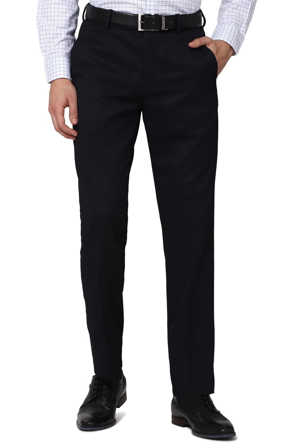 Peter England Men PETFOSLB865191 Slim