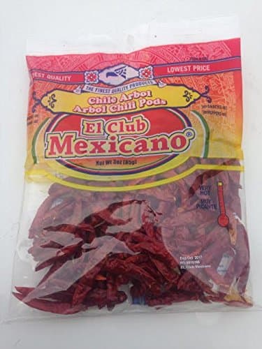Whole Chile De Arbol, 3 Ounce 1pack