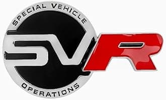 ZoiKom Car Emblem Decal Badge for SVR SPECIAL VEHICLE OPERATIONS, Car Body Logo Grill Emblem Badge, Car Tuning Modification,B