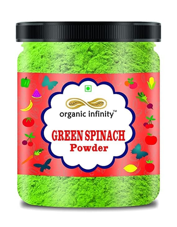 Organic Infinity Green Spinach Leaf Powder | Palak Leaf Powder - 500 X 2 = 1 KG by Organic Infinity