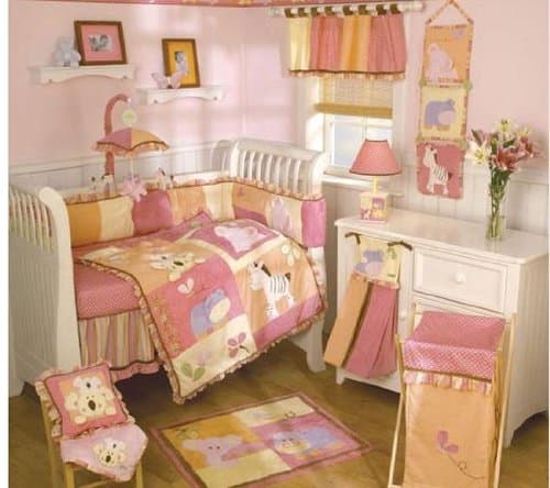 Cocalo Tropical Punch 4-Piece Crib Bedding Set