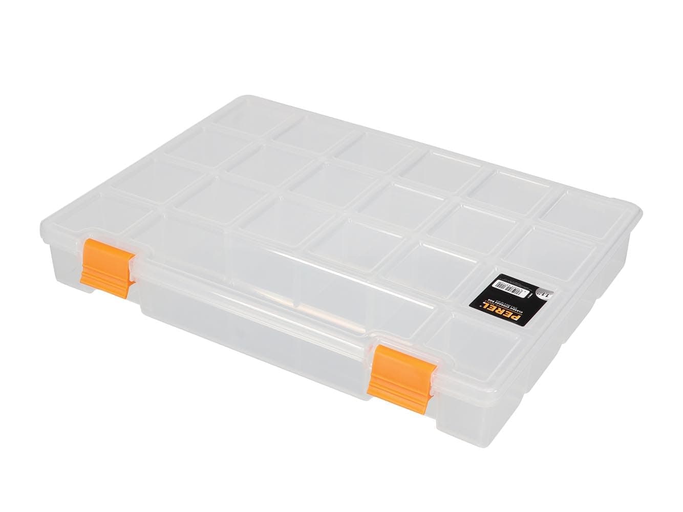 Perel OMRC11 11-Inch Classic Storage Box/Organizer,Schwarz