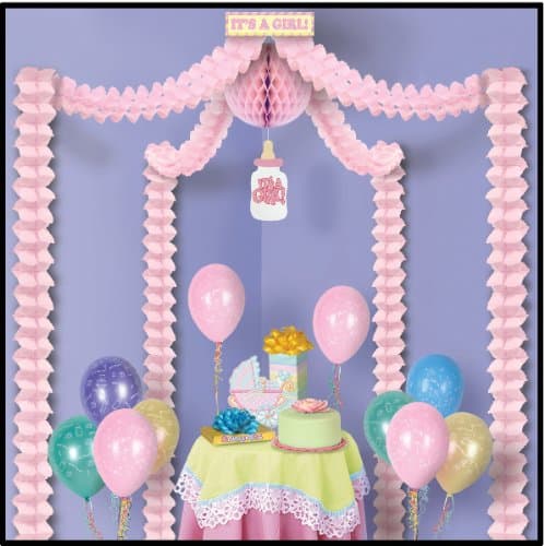 It's A Girl Party Canopy