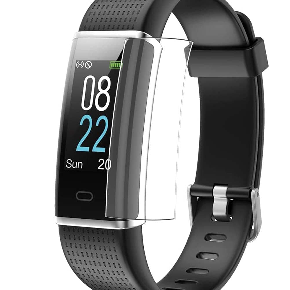 Puccy 3 Pack Screen Protector Film, compatible with YAMAY HR Fitness Tracker SW352 ID130C smartwatch Smart Watch TPU Guard （ Not Tempered Glass Protectors ） new version