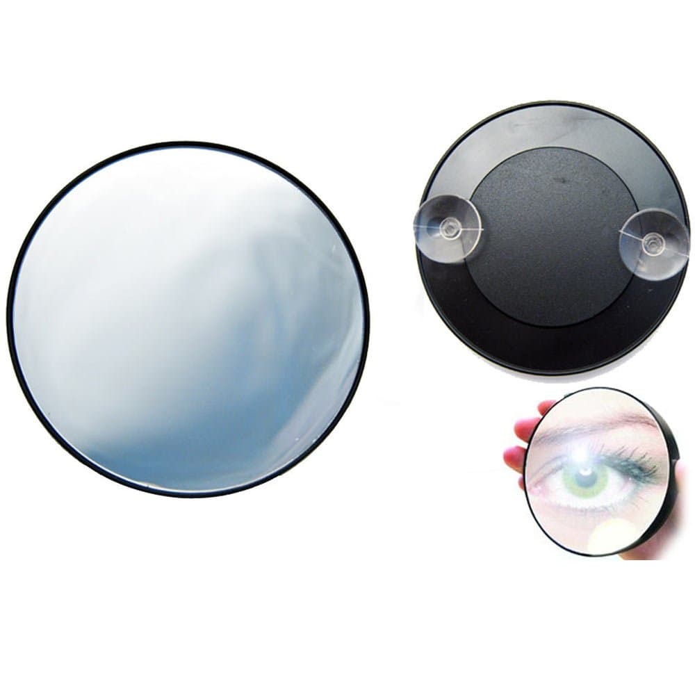 Magnifying Mirror 15X Suction Cup Makeup Compact Cosmetic Face Care Shave Travel
