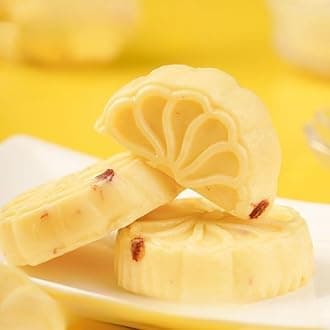 Sugar free milk mooncake, Chinese cheese moon cake, Mid-Autumn Festival moon cake gift package, instant cranberry fruit cake, milk sugar, Dim sum, nutritious breakfast (Cranberry flavor,4 packs)