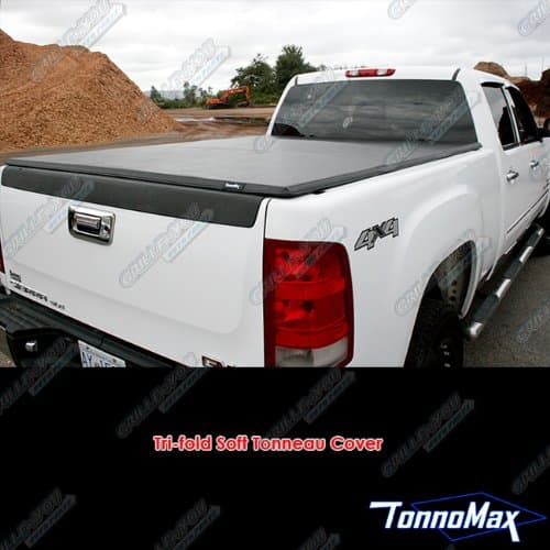 TonnoMax TC-MTF08 6.5' Soft Tri-Fold Tonneau Cover for Ford F-250/F-350/F-450