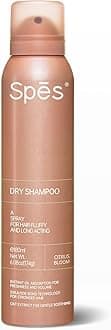 Spes Dry Shampoo for Women, Volumizing Dry Shampoo Leaves No White Residue, Absorbs oils, 72 Hours Long-lasting Oil Control, Refreshing and Non-Greasy Spray for All Hair Types,(6.08FL,Citrus Bloom)