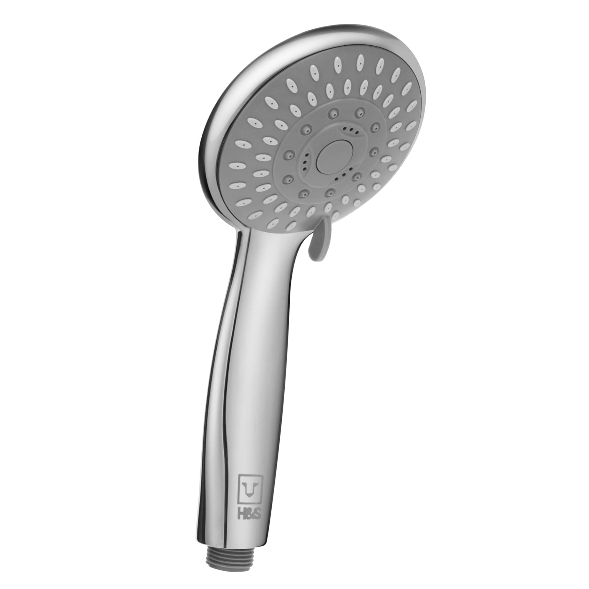 H&S Universal Handheld Shower Head with High and Low Water Pressure - Handheld Showerhead Replacement with 5 Different Spray Modes - Round Hand Held Shower Head Replacement