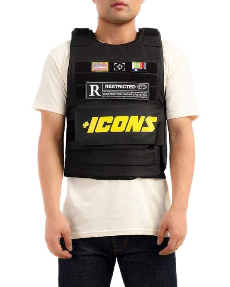 Hudson Outerwear Icons Vest (OSFA, Black)