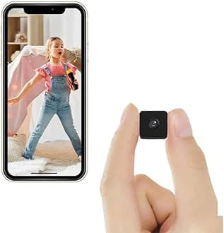 1080P Spy Camera WiFi Camera Hidden Home Security Nanny Cam with Phone App Control Mini Small Cam Night Vision Motion Detection Video Recording