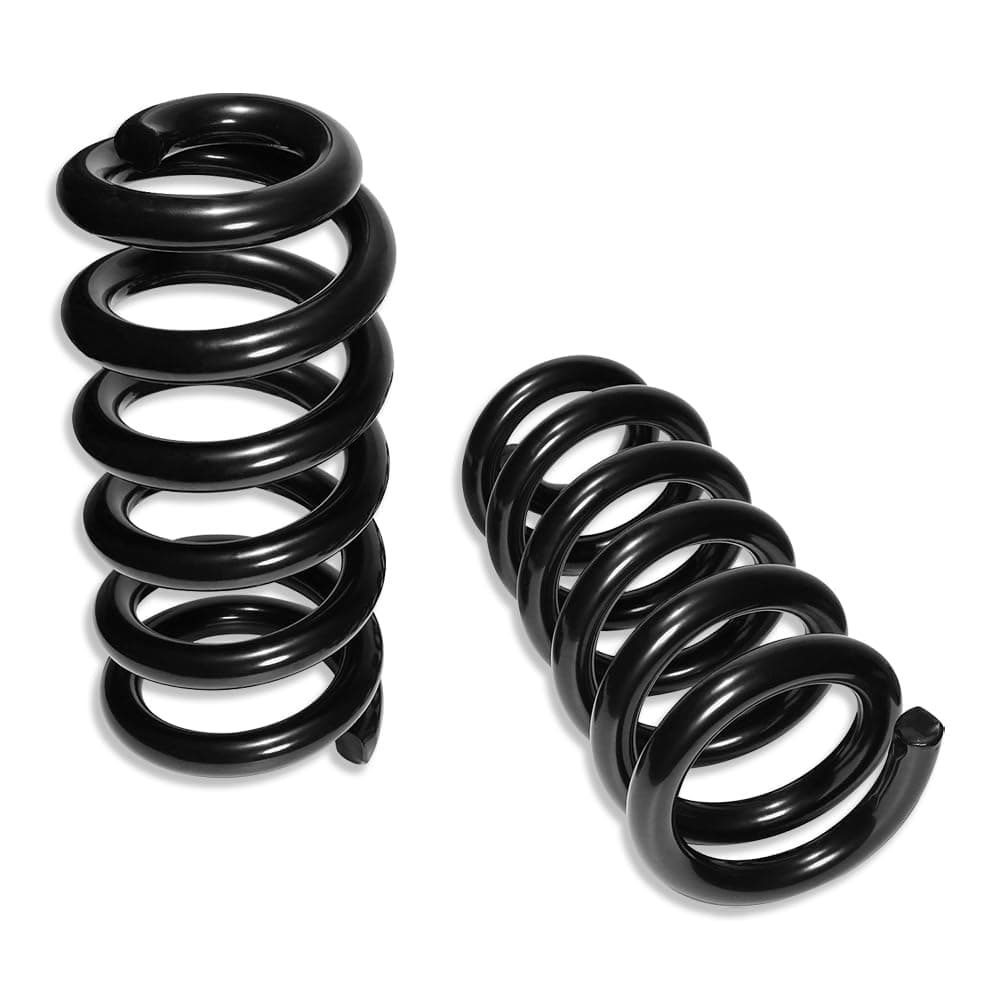 DEMOTOR PERFORMANCEBlack 1" Drop Front Coil Springs For Chevy GMC Truck C10 1963-1972 2Pcs