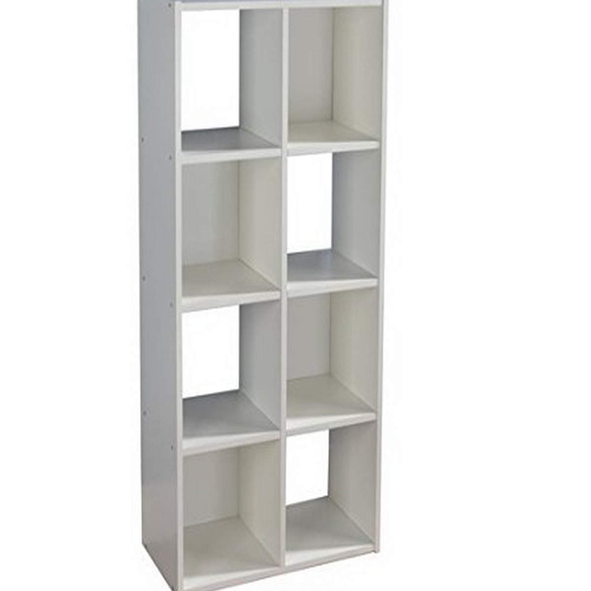 Interiorca Modern 8-Cube Storage Organizer,White