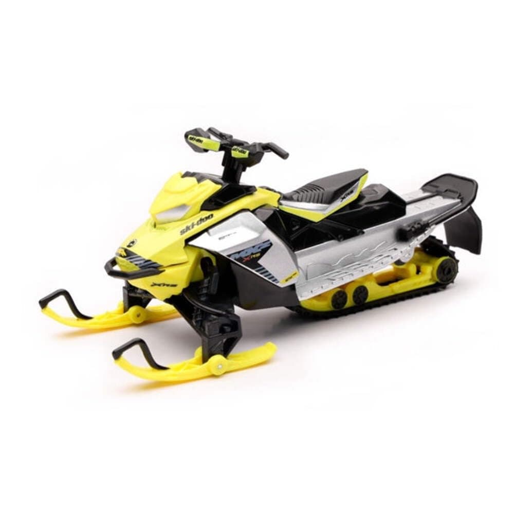 NewRay Toy 1:20 Scale Mini Die Cast MXZ X-RS Snowmobile Yellow