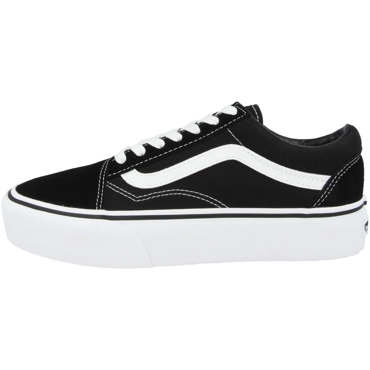 Vans Women's Old Skool Platform Trainers, Black