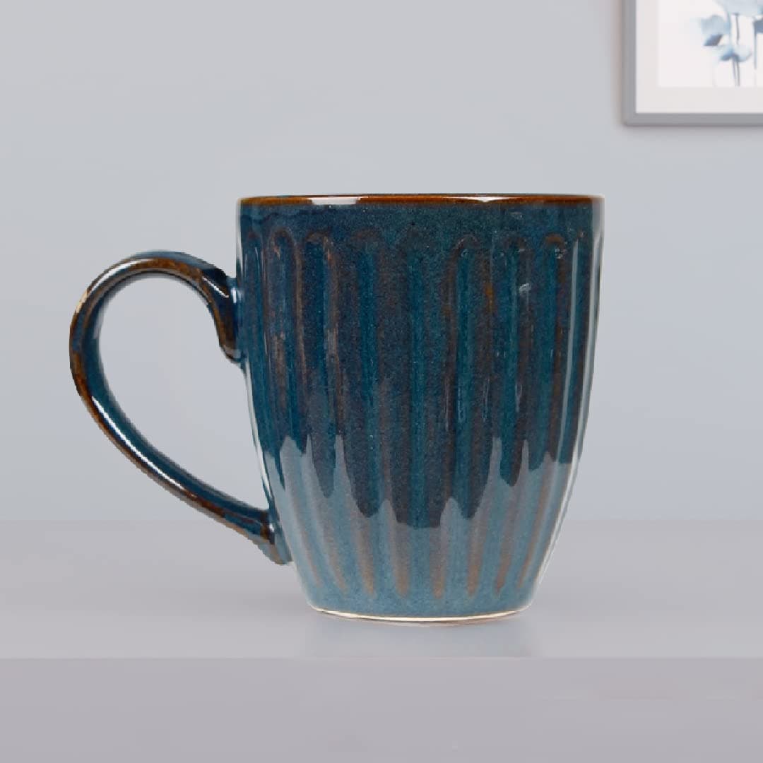 The Earth Store Glam Studio Ceramic Mugs to Gift to Best Friend, Tea Mugs, Microwave Safe Coffee Mugs, Ceramic Tea Cups