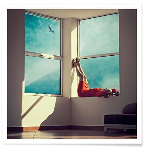 Juniqe® Posters 20x20cm People - Design „Room With A View“ (Format: Square) - Pictures, Art prints & Prints by independent artists - Art for the living & dining room - designed by Ambra
