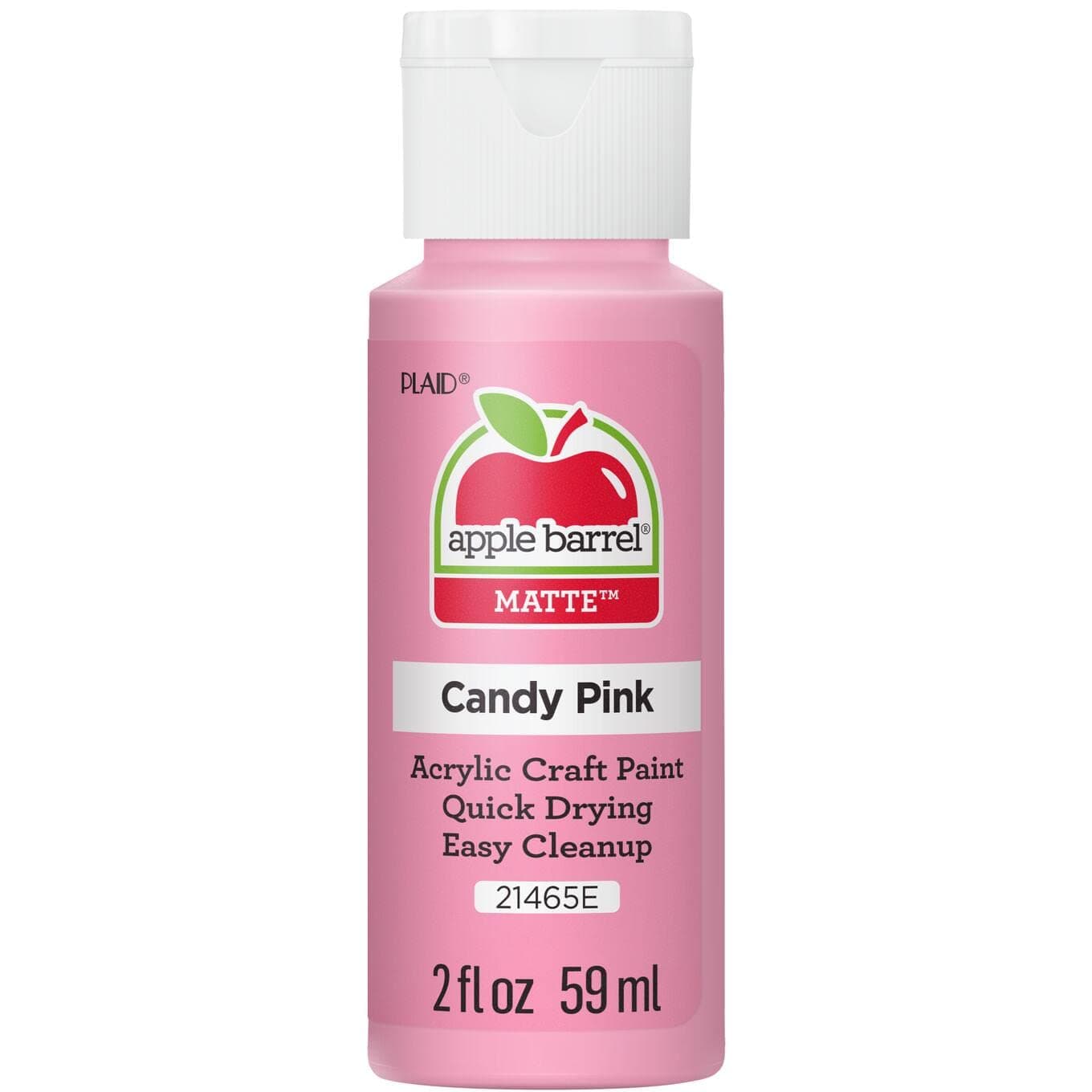 Plaid:Craft Acrylic Paint, Candy Pink, 59.1 ml (Pack of 1)