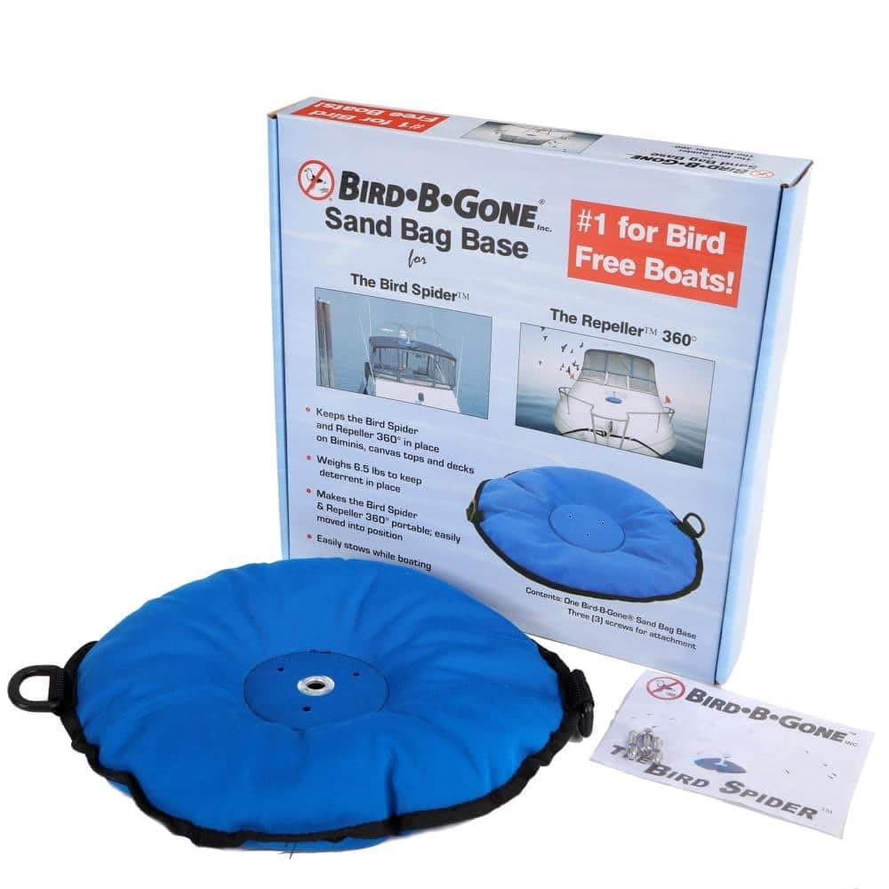 Bird B Gone Bird Spider 360 and Repeller 360 Sandbag Boat Ba